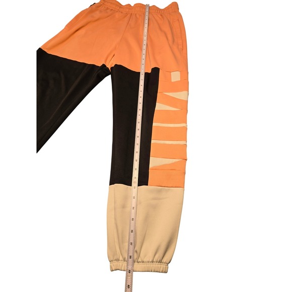 Nike Therma Fit Color Block Joggers Orange Black Men's Size L DA6368 693 - Picture 6 of 13